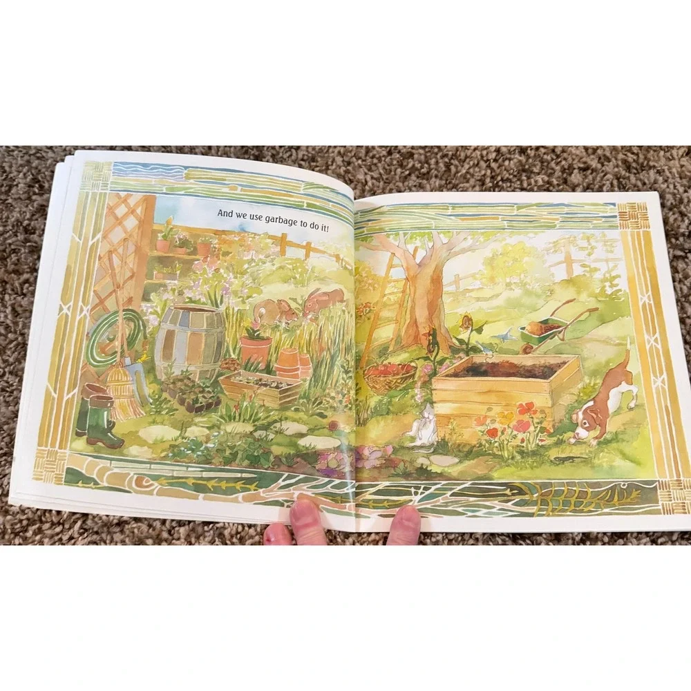 Totemates Publishing-Steven the Vegan, In Our Garden & Compost (Paperbacks)